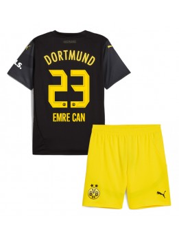 Borussia Dortmund Emre Can #23 Auswärts Trikotsatz für Kinder 2024-25 Kurzarm (+ Kurze Hosen)